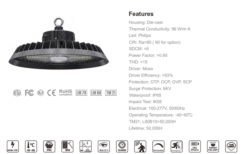 LED UFO 200W - 4000K